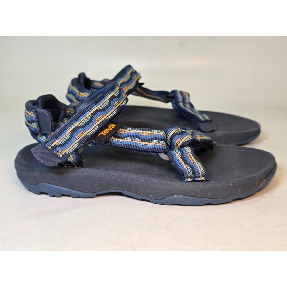 Teva Hurricane XLT 2 Sandals Kids Size 13 Navy Blue Hook & Loop Shoes 1019390C